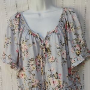 Floral Print Women's Top